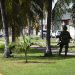 El coronel Nezahualcóyotl Albarrán, responsable de la Guardia Nacional en Minatitlán
