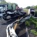ÚLTIMO MOMENTO: Se impactan dos tráilers en la autopista Mina-Cosamaloapan