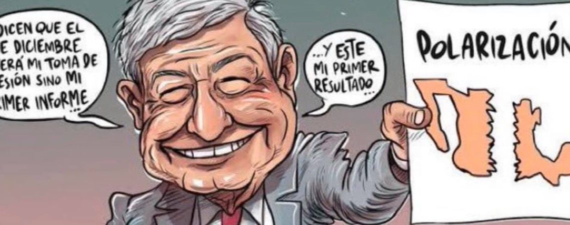 Polarización de AMLO: