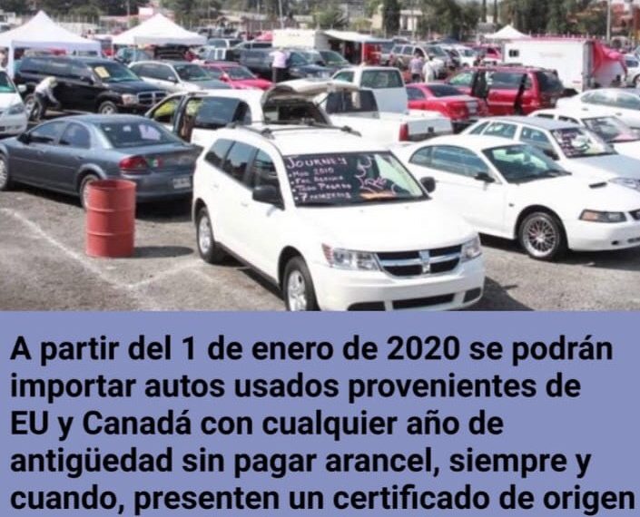 Este año podrás comprar Autos  usados de Canada y Usa en Mexico