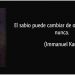 Es de sabios cambiar de opinión