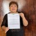 ENTREGAN TITULO DE MAESTRIA A LA LICENCIA MARIA FERNANDA DOMINGUEZ