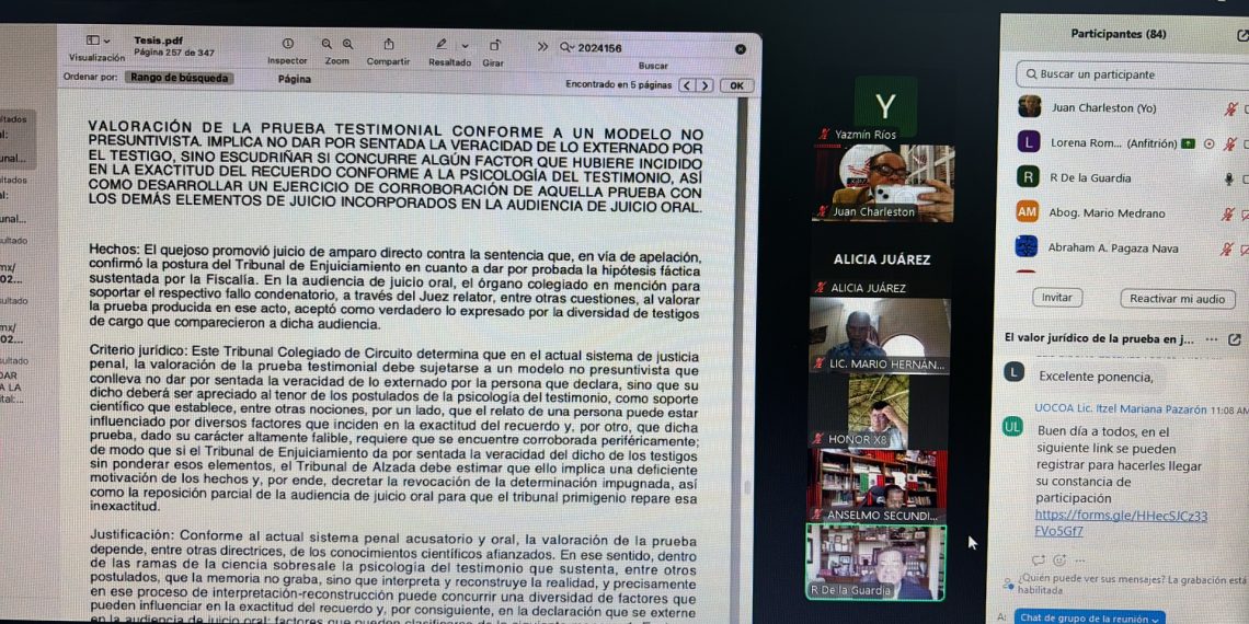 EXITOSA CONFERENCIA DE RODOLFO DE LA GUARDIA CON ABOGADOS Y UNIVERSITARIOS