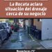 LA BOCATA ACLARA SITUACIÓN DEL DRENAJE CERCA DE SU NEGOCIO