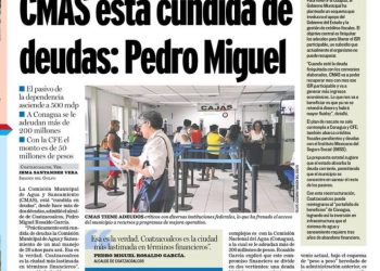 Pedro Miguel llora deudas heredadas por Morena